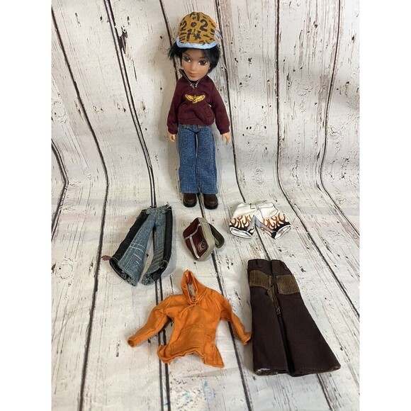 2003 Vintage Bratz Boys With 1 Doll And Accessories